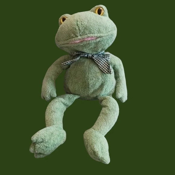 animal alley Other - Animal alley frog seated ginham bow "7"